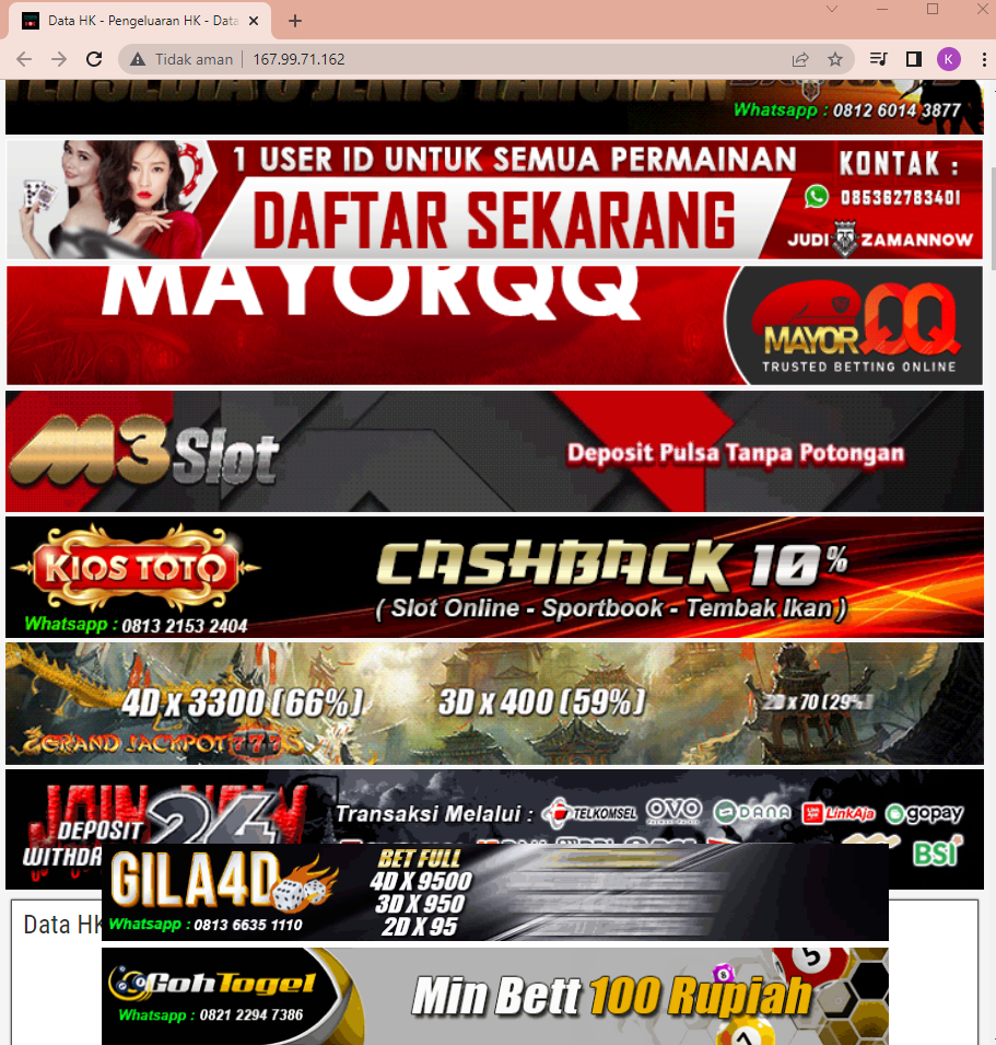 tempat pasang togel online