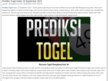 Prediksi Togel Jitu Hari Ini